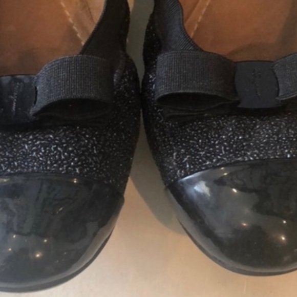 Salvatore Ferregamo Bow Ballerina Elastic Flat Shoes/Slip-On - Picture 6 of 12